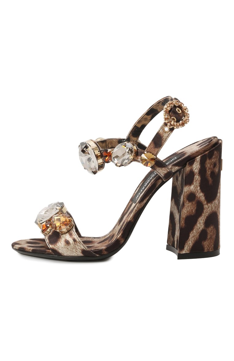 Текстильные босоножки keira 105 DOLCE & GABBANA, арт. CR1802/A9T45, фото 1