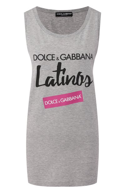 Женская хлопковая майка DOLCE & GABBANA, арт. F8K75Z/HH7MI