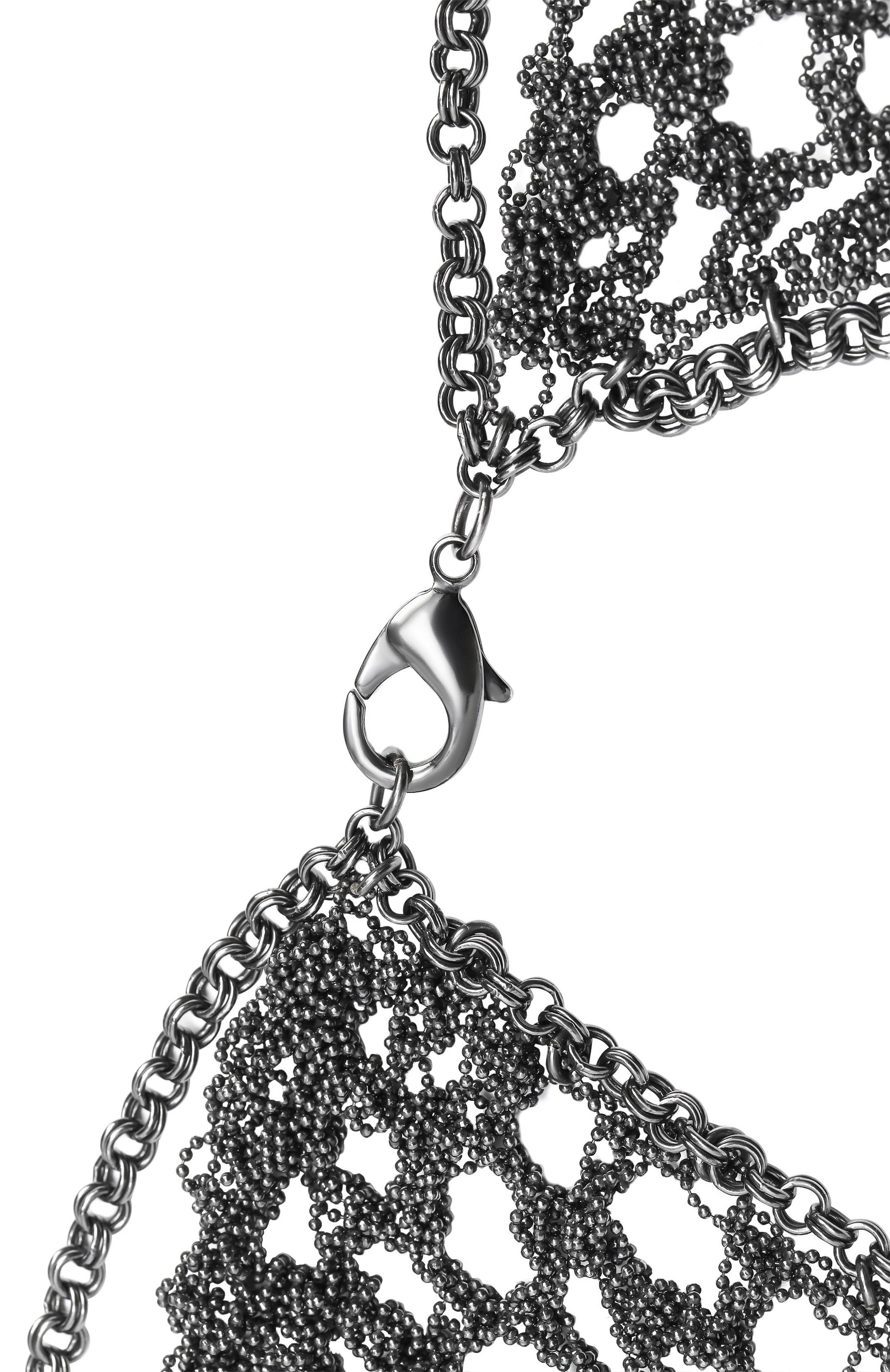 Колье с рыбами MIDGARD PARIS серебряного цвета по цене 33800 руб., арт. 5817, фото 4 Колье с рыбами MIDGARD PARIS, арт. 5817, фото 4