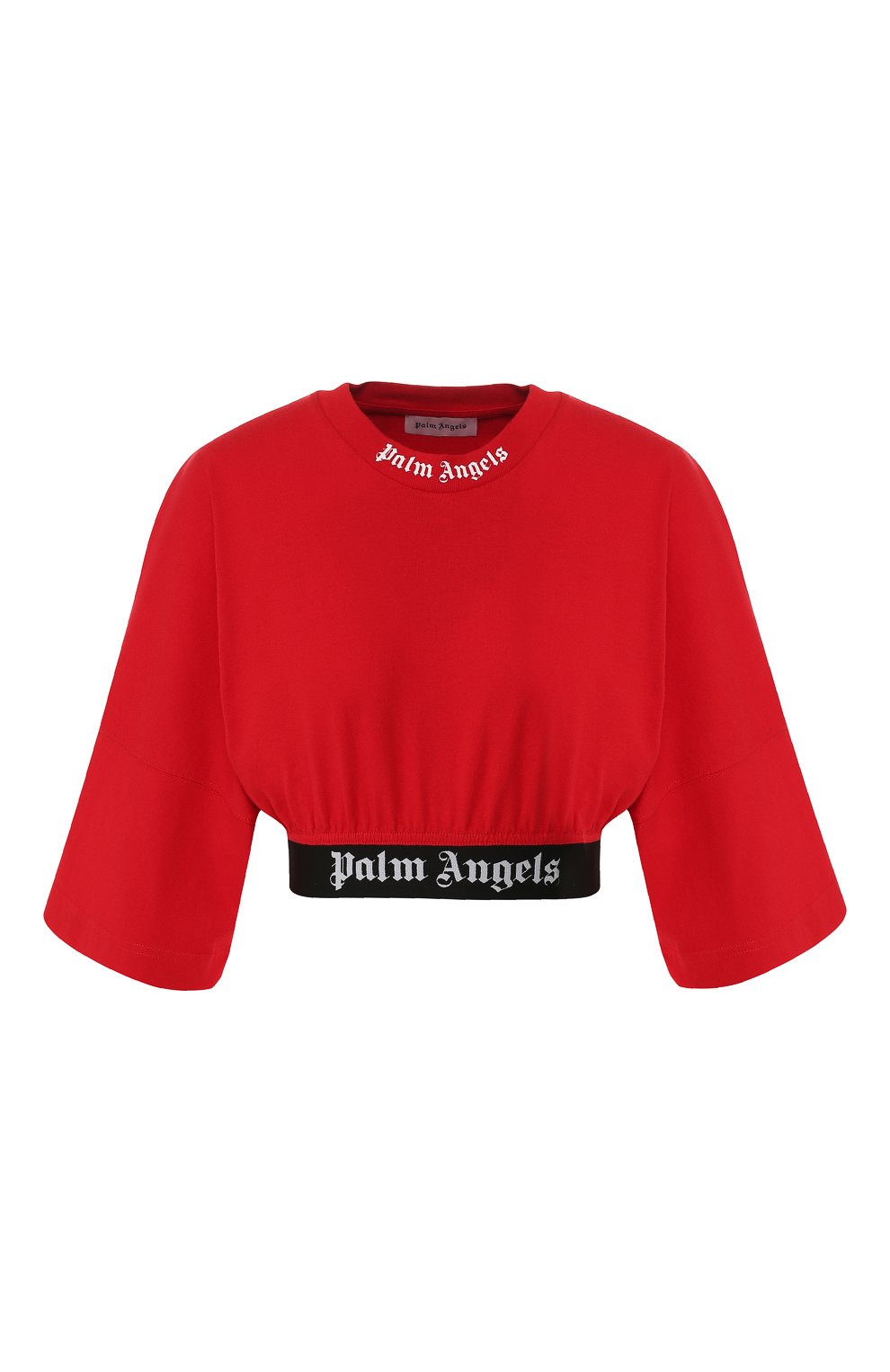 Хлопковый топ PALM ANGELS, арт. PWAA002E194130022001, фото 1