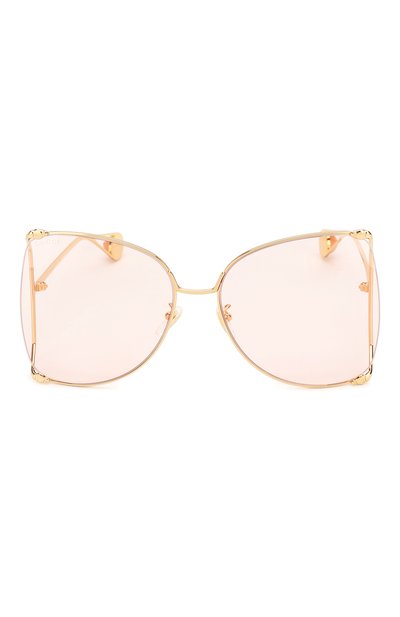 Солнцезащитные очки GUCCI розового цвета по цене 38200 руб., арт. GG0252 014, фото 3 Солнцезащитные очки GUCCI, арт. GG0252 014, фото 3