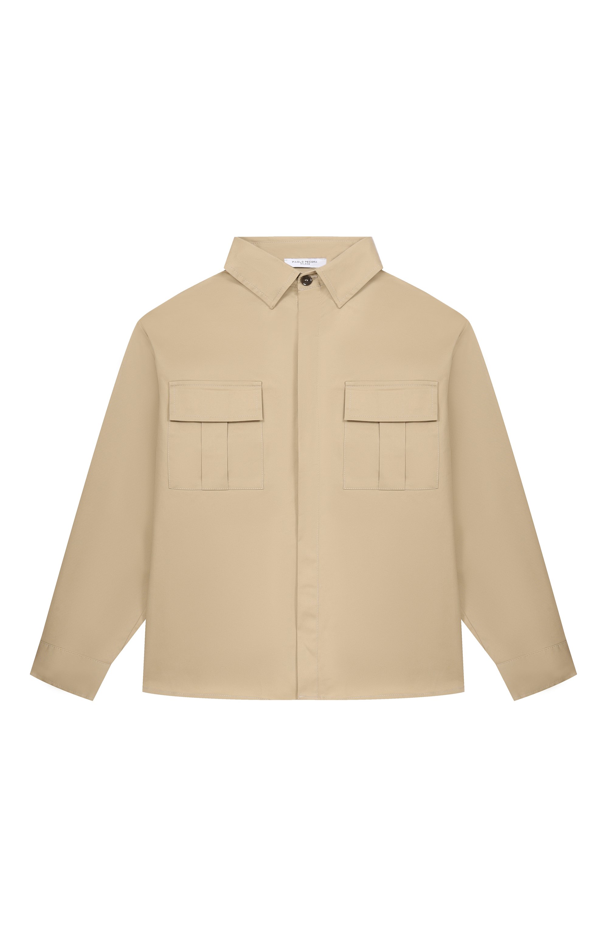 Хлопковая рубашка PAOLO PECORA MILANO, арт. PP4329_001, фото 1