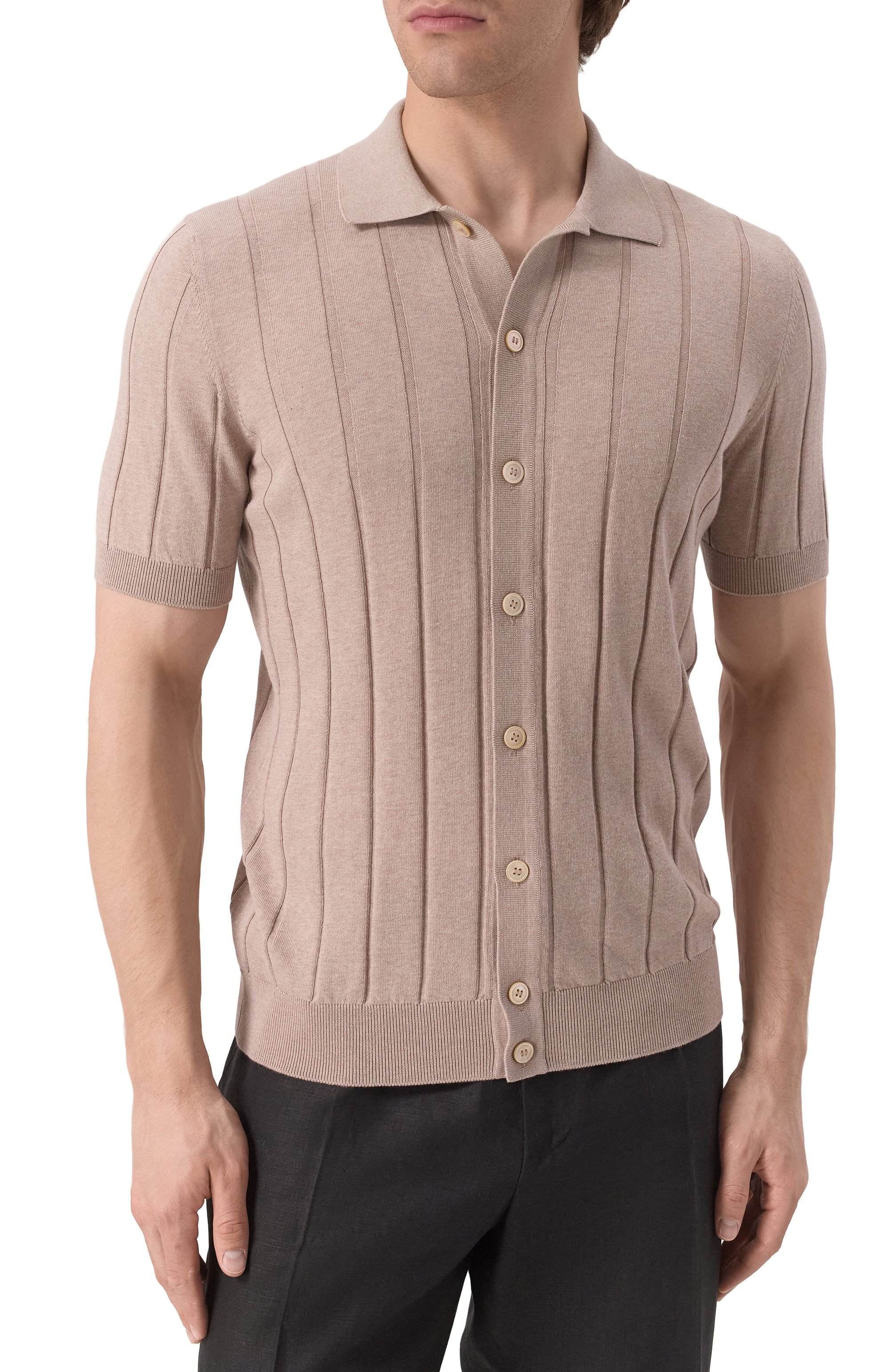 Хлопковая рубашка GRAN SASSO, арт. 57143/20634, фото 3