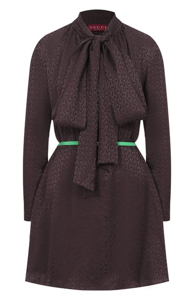 Женское шелковое платье GUCCI, арт. 855769/ZAUDP