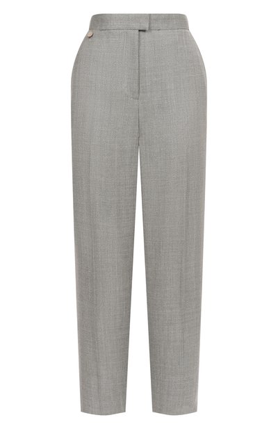 Женские брюки из шерсти и шелка AGNONA, арт. T70907/R1015