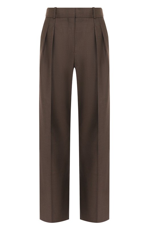 Шерстяные брюки Loulou de Saison SBIRU LDS Коричневый SBIRU LDS