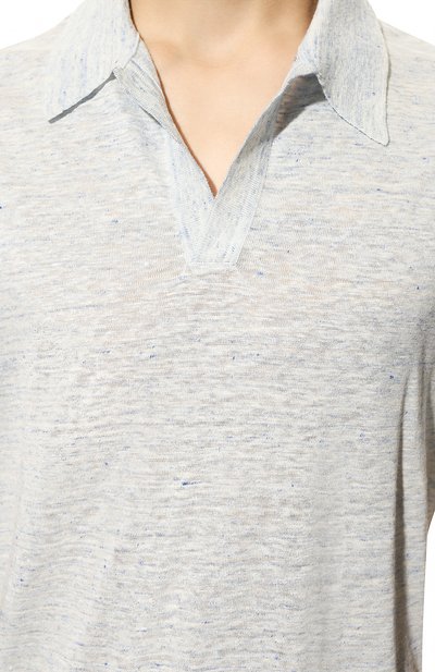 Льняное поло ZEGNA, арт. UZ353/720, фото 5