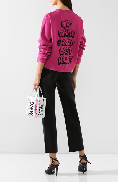 Хлопковый свитшот OFF-WHITE, арт. 0WBA055F190030662810, фото 2