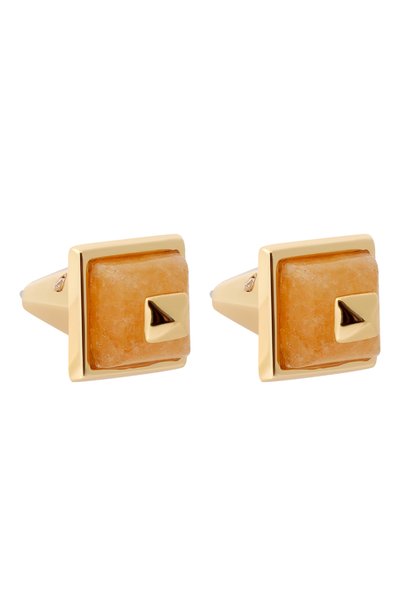 Серьги EDDIE BORGO оранжевого цвета по цене 25950 руб., арт. ER930802AR, фото 3 Серьги EDDIE BORGO, арт. ER930802AR, фото 3