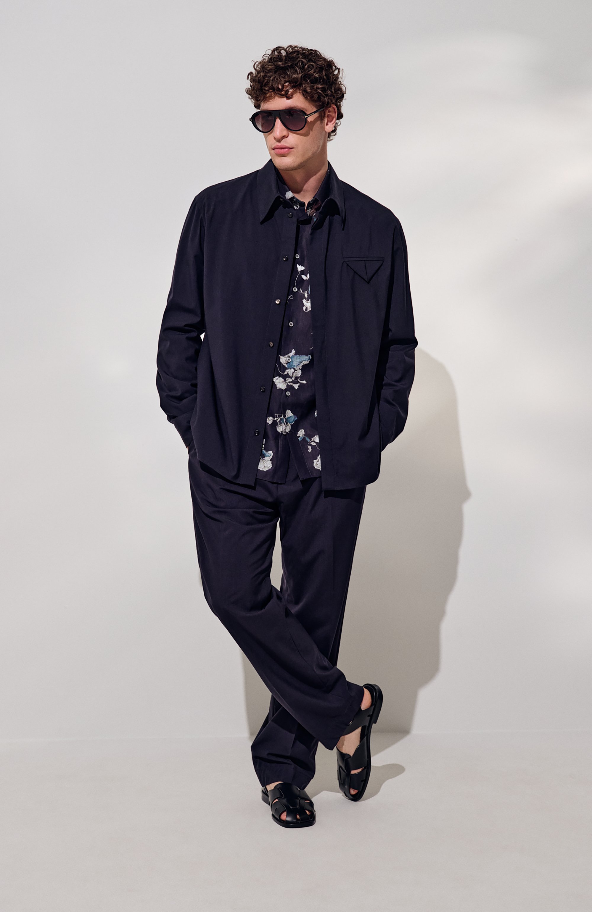 Рубашка изо льна и хлопка ZILLI, арт. SP0I01M085024002F, фото 7