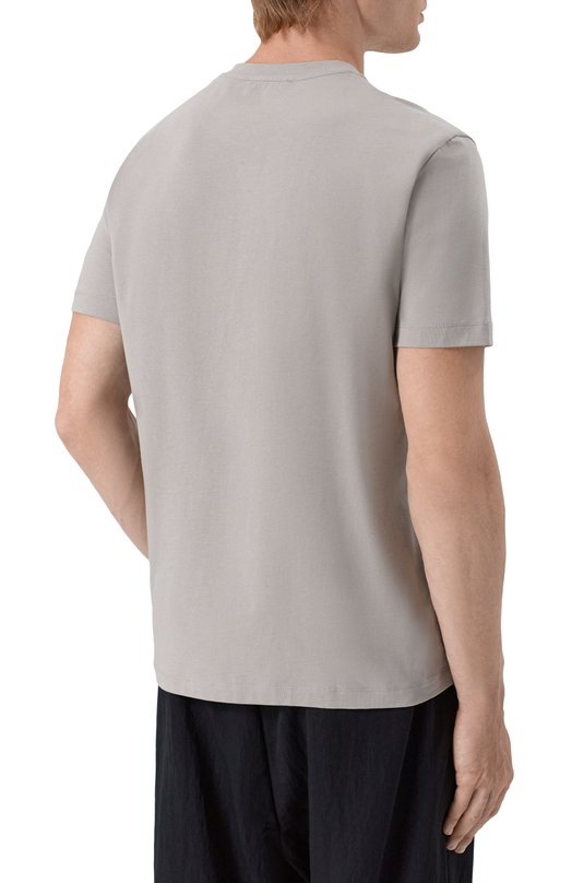 Хлопковая футболка Corneliani 27G586/2725028 Серый  27G586/2725028 Фото 4