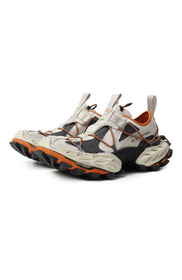 Мужские кроссовки hike BALENCIAGA светло-бежевого цвета, арт. 804921/WHIKE | Фото 1 (Материал внешний: Текстиль, Экокожа; Материал внутренний: Текстиль; Подошва: Массивная; Кросс-КТ: Низкие; Материал утеплителя: Без утеплителя; Стили: Гранж; Автоматизация состава: Проставлено; Автоматизация ТО: Проставлено)