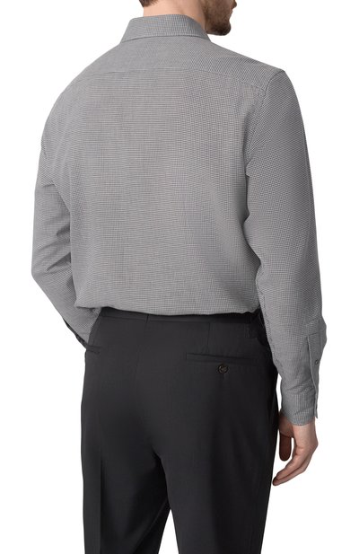 Рубашка из хлопка и кашемира ZEGNA, арт. SRF5/UEX45A8, фото 4