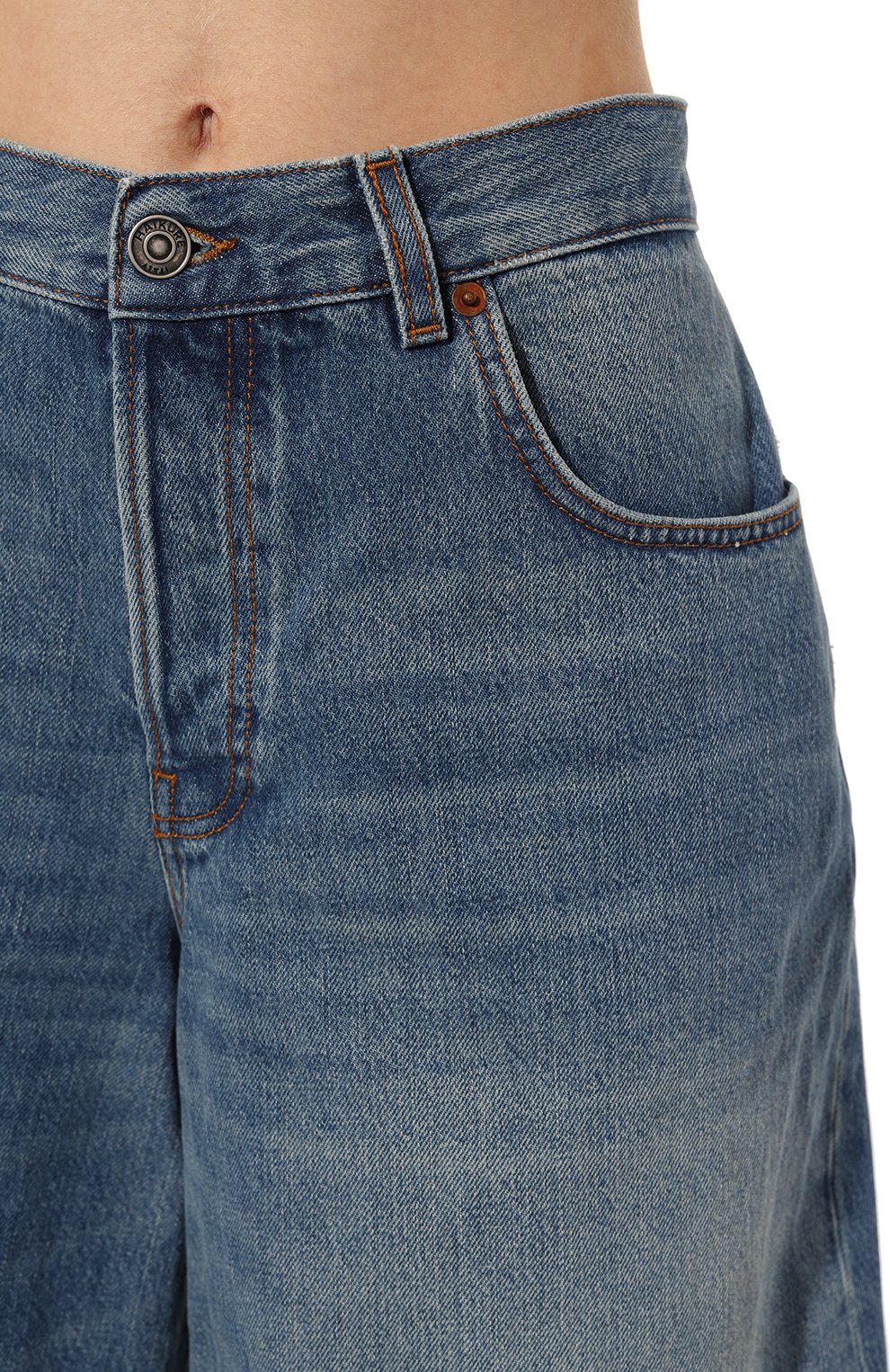 Джинсовые шорты HAIKURE синего цвета по цене 22400 руб., арт. HEW03329DF124L0833, фото 5 Джинсовые шорты HAIKURE, арт. HEW03329DF124L0833, фото 5