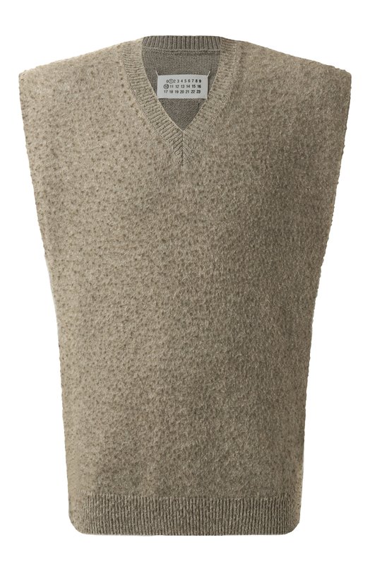 фото Жилет из шерсти и хлопка maison margiela