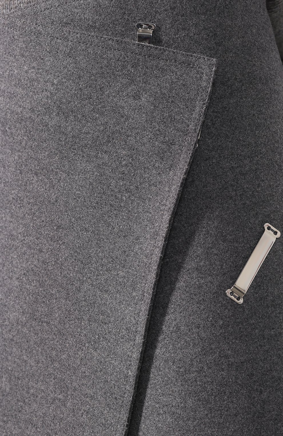 Шерстяная юбка CELINE серого цвета по цене 103000 руб., арт. 22P96360A, фото 5 Шерстяная юбка CELINE, арт. 22P96360A, фото 5