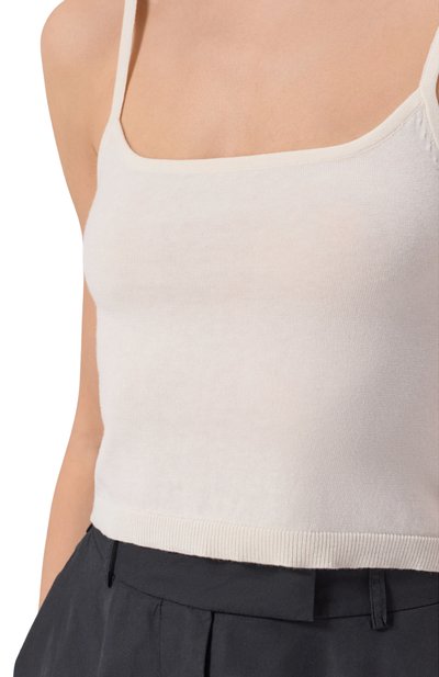 Топ из хлопка и кашемира OFFICINE GENERALE, арт. S26WKNT308, фото 5