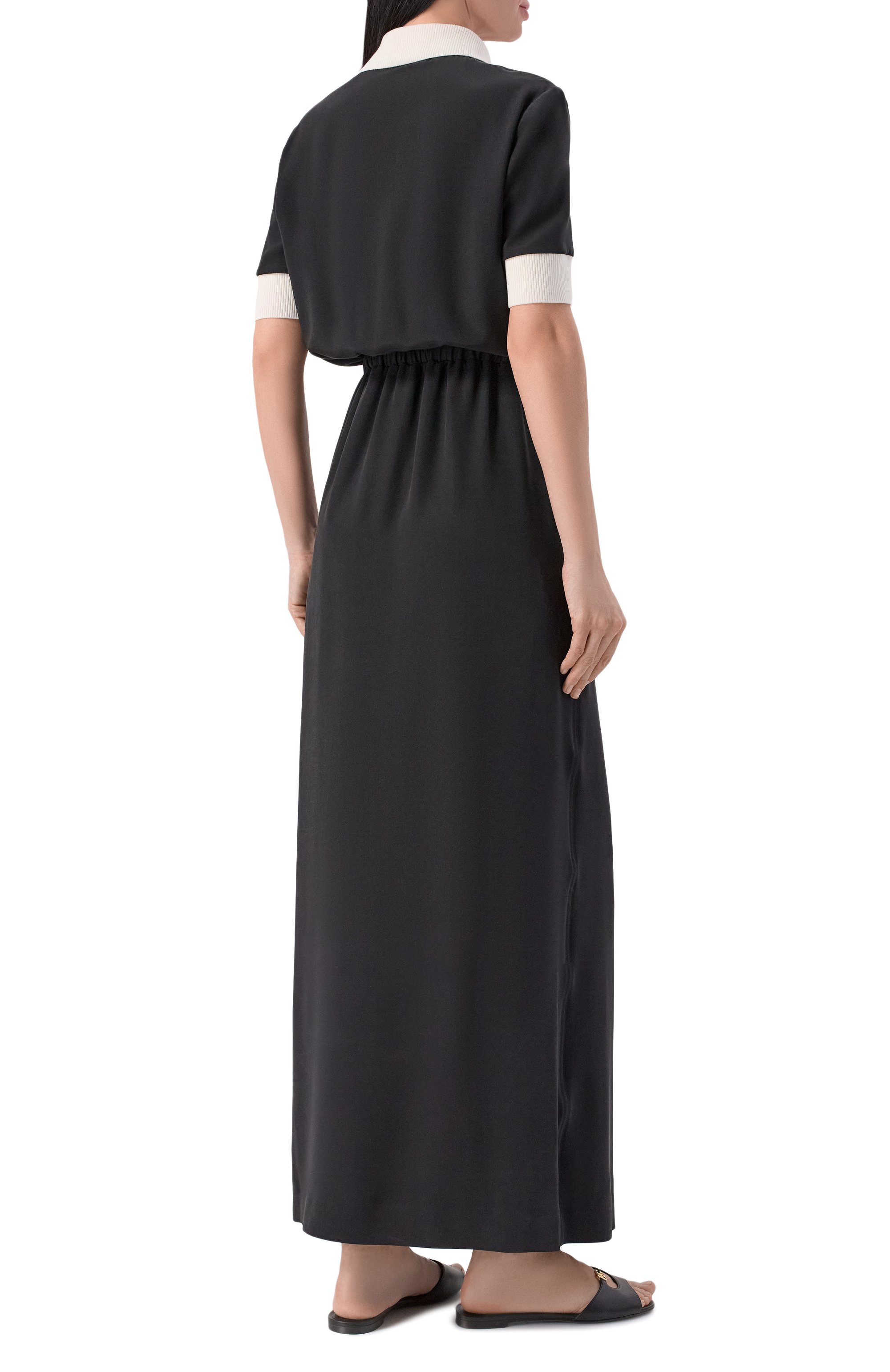 Шелковое платье KITON, арт. D61330K0942H, фото 3