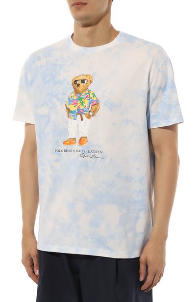 Хлопковая футболка POLO RALPH LAUREN, арт. 710934699, фото 3
