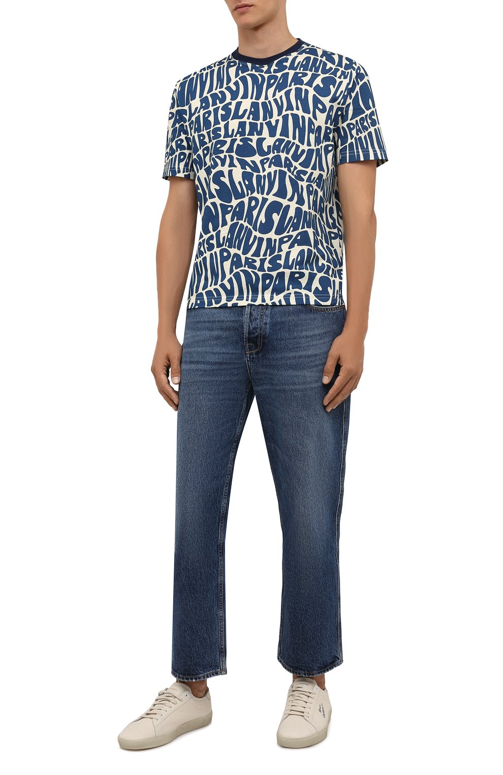 Хлопковая футболка LANVIN, арт. RM-TS0002-J053-A21, фото 2