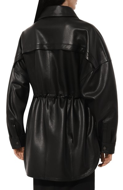 Кожаная парка LESYANEBO, арт. LN09H-0101_OZ, фото 4