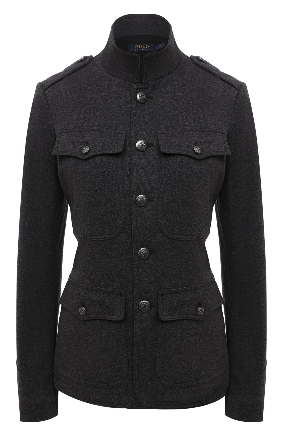 Жакет POLO RALPH LAUREN серого цвета по цене 42300 руб., арт. 211843900, фото 1 Жакет POLO RALPH LAUREN, арт. 211843900, фото 1