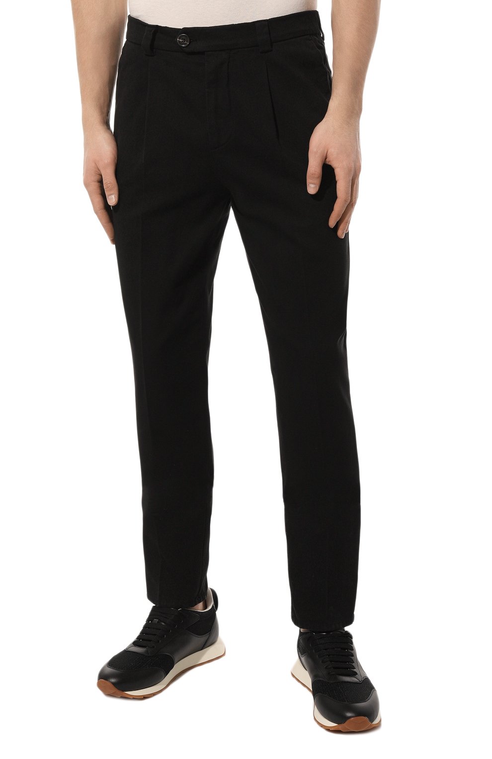 Хлопковые брюки BRUNELLO CUCINELLI, арт. M252DE1450, фото 3