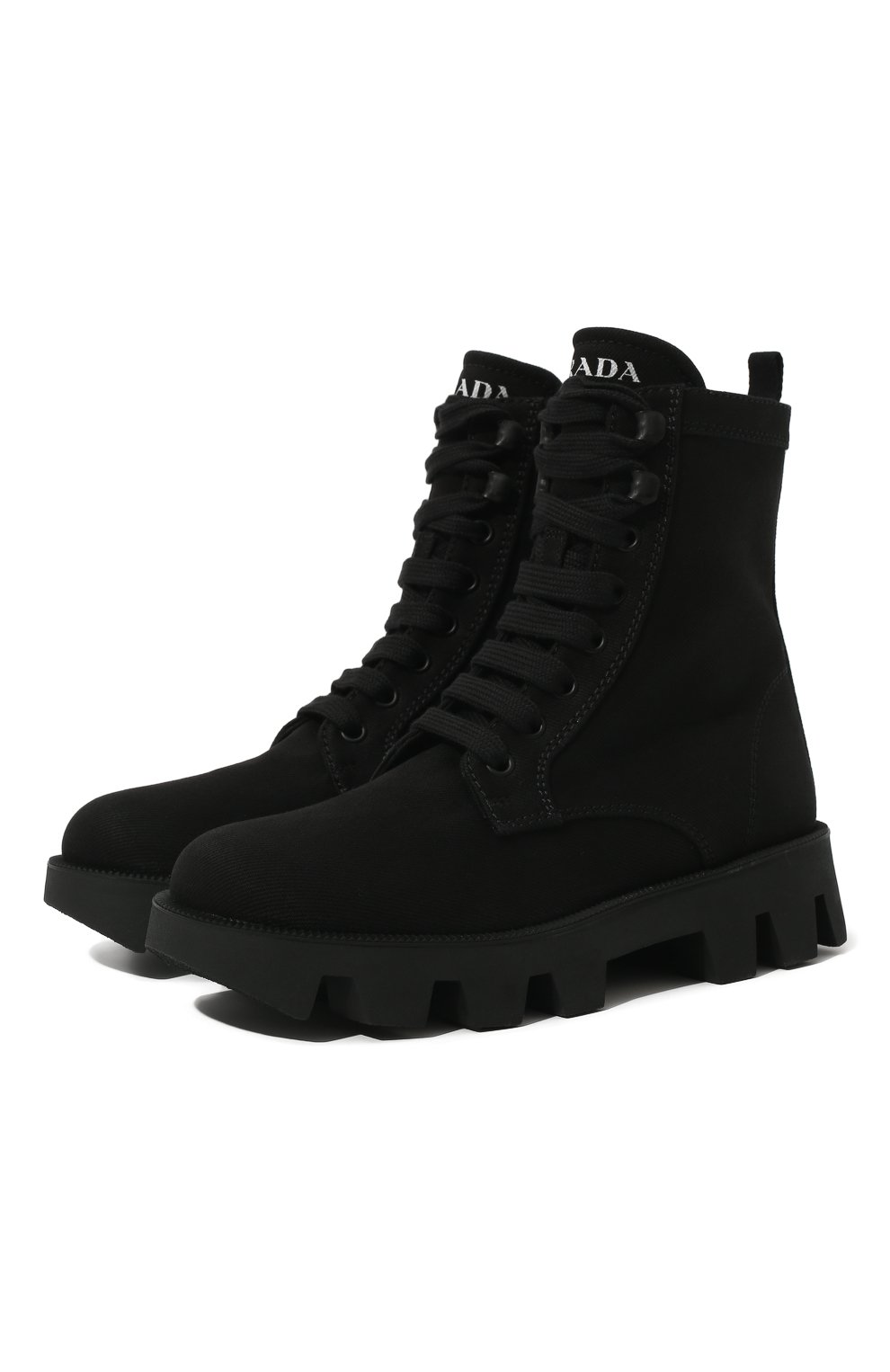 Текстильные ботинки PRADA, арт. 1T012M-1K4U-F0002-045, фото 1