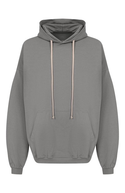 Мужской хлопковое худи RICK OWENS, арт. RU01F2288/BA