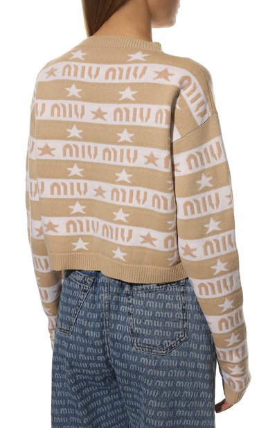 Кашемировый пуловер MIU MIU, арт. MML551-10C6-F0627, фото 4