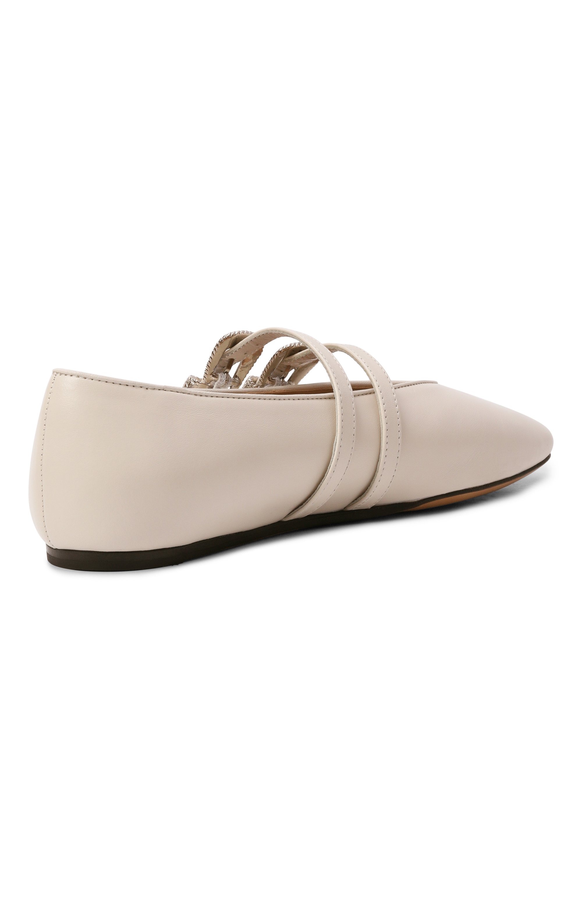 Кожаные балетки classic claudia LE MONDE BERYL, арт. CLM-CAL-ECR, фото 5