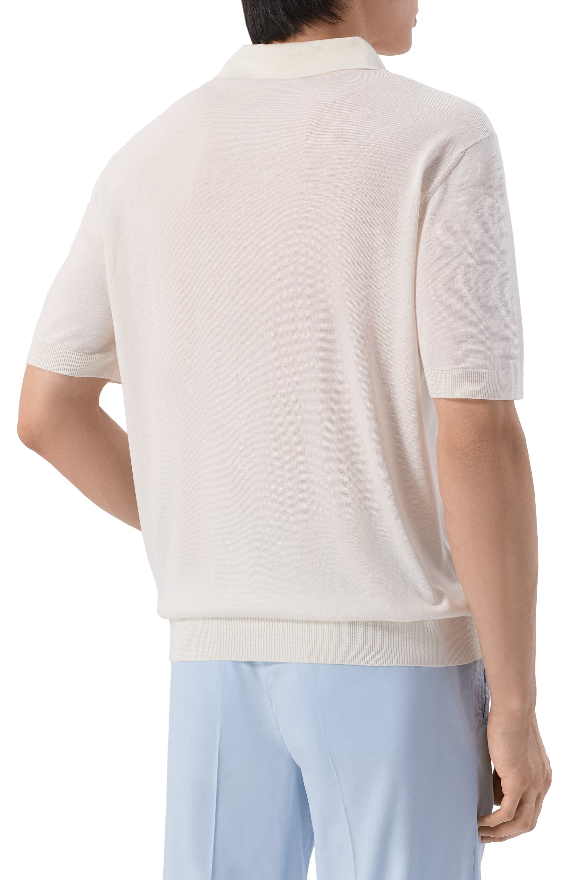 Шелковое поло KITON, арт. UMK0852, фото 4