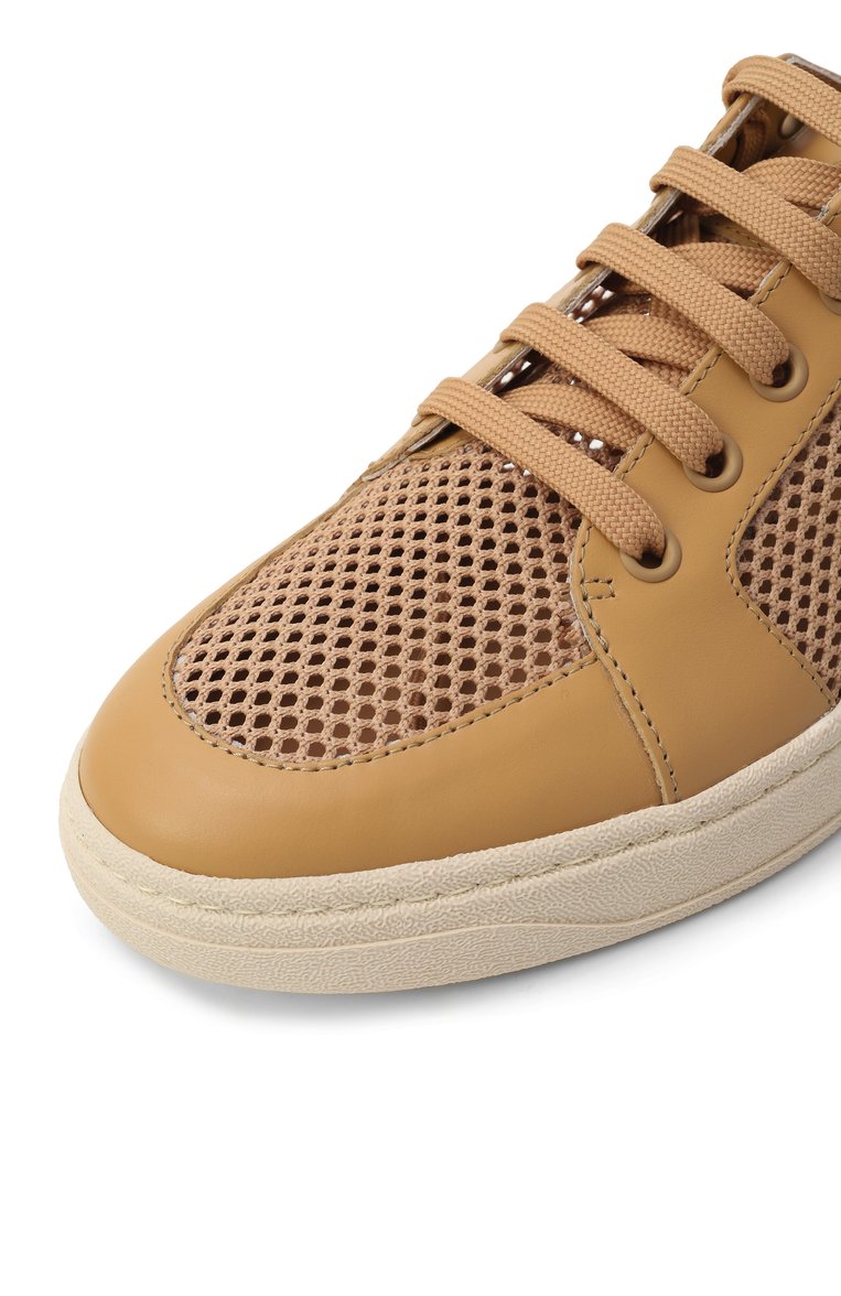 Мужские комбинированные кеды gz94 GIUSEPPE ZANOTTI DESIGN бежевого цвета, арт. RM50024 | Фото 7 (Материал внешний: Текстиль, Натуральная кожа; Материал внутренний: Текстиль, Натуральная кожа; Подошва: Массивная; Материал утеплителя: Без утеплителя; Кросс-КТ: Низкие; Стили: Классический; Автоматизация ТО: Проставлено; Автоматизация состава: Проставлено)