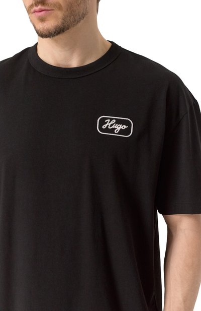 Хлопковая футболка HUGO BLUE, арт. 50534754, фото 5