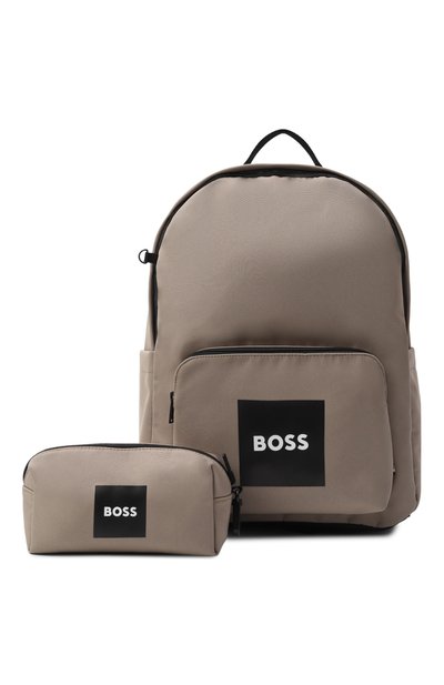 Комплект из рюкзака и пенала BOSS бежевого цвета по цене 18450 руб., арт. J53127, фото 4 Комплект из рюкзака и пенала BOSS, арт. J53127, фото 4