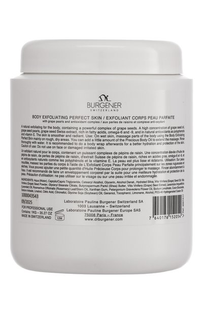 Очищающее обёртывание для тела с солями швейцарских ал ьп (1000g) DR BURGENER, арт. 3011A17, фото 2