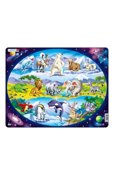 Пазл планета животных LARSEN, арт. NM6