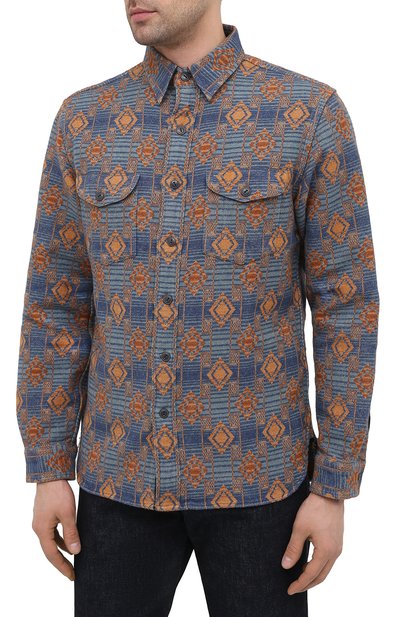 Хлопковая рубашка RRL, арт. 782804336, фото 3