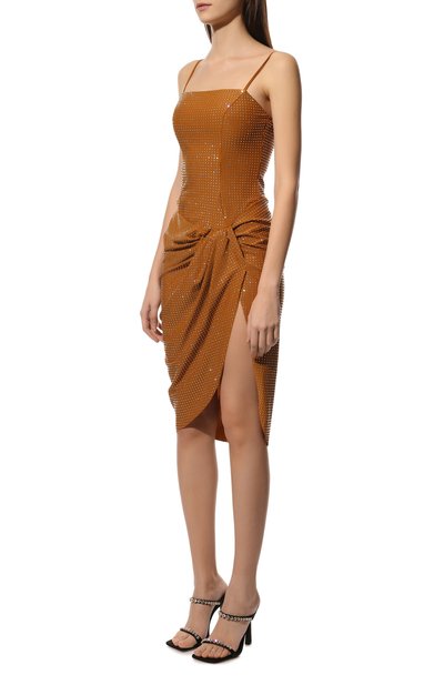 Платье с отделкой стразами GIUSEPPE DI MORABITO, арт. SS22231DR-147, фото 3