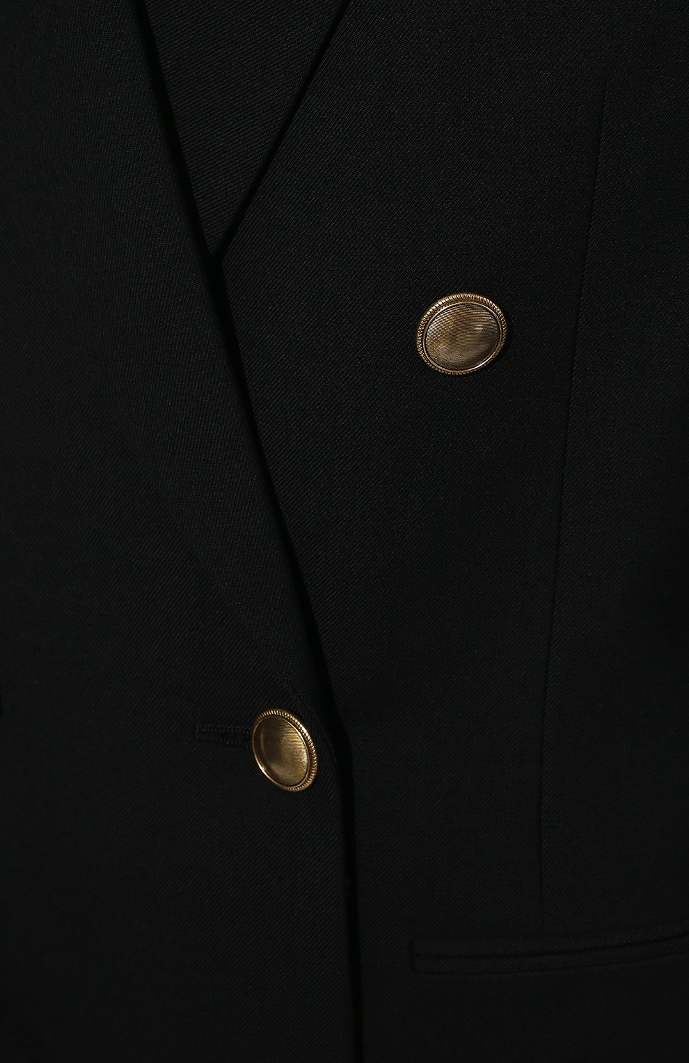 Шерстяной жакет SAINT LAURENT черного цвета по цене 277500 руб., арт. 654667/Y404W, фото 5 Шерстяной жакет SAINT LAURENT, арт. 654667/Y404W, фото 5