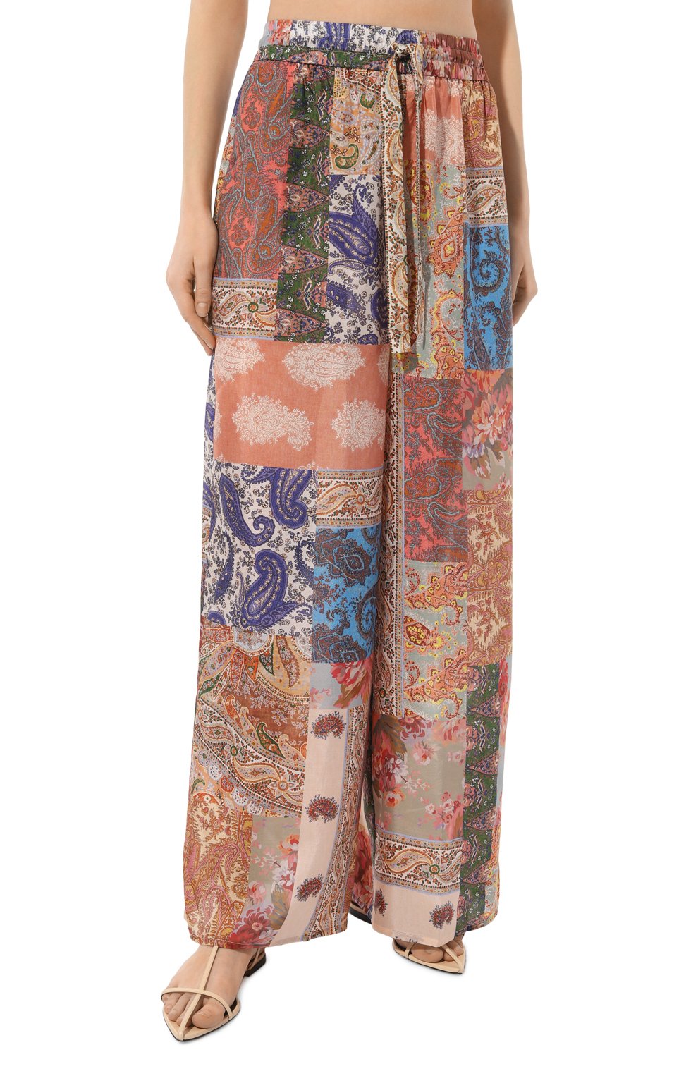 Шелковые брюки ZIMMERMANN, арт. 7044PSS231, фото 3