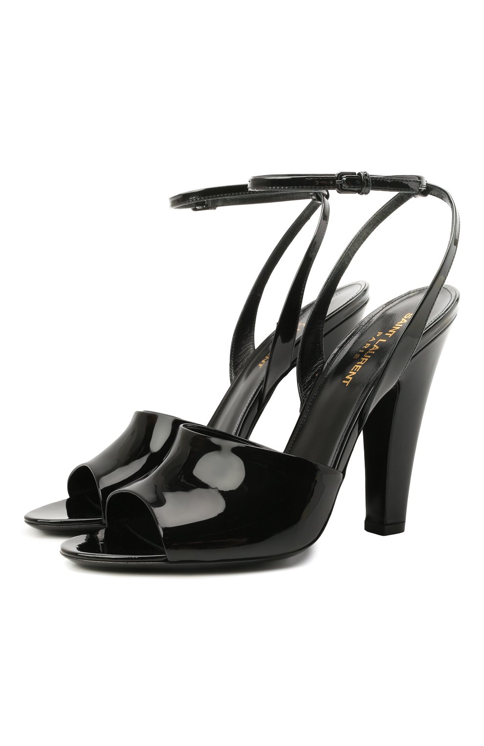 Кожаные босоножки SAINT LAURENT, арт. 661371/1TV00, фото 1