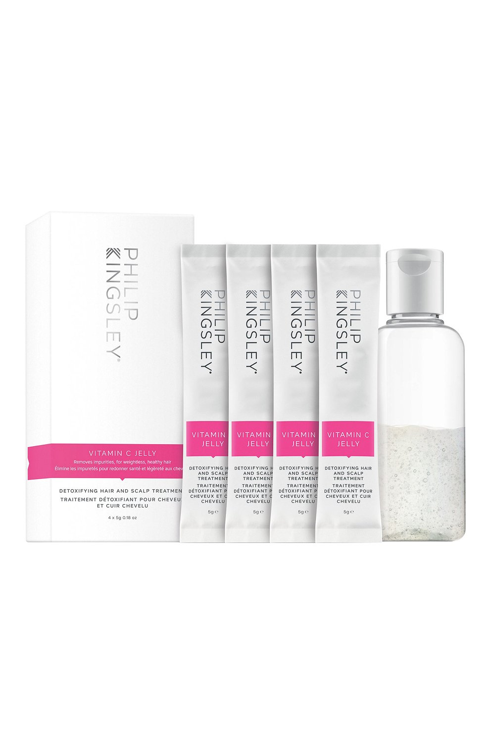 Средство-антиоксидант для очищения и придания блеска волосам на основе витамина с  (4x5g) PHILIP KINGSLEY, арт. 5060771200646, фото 1