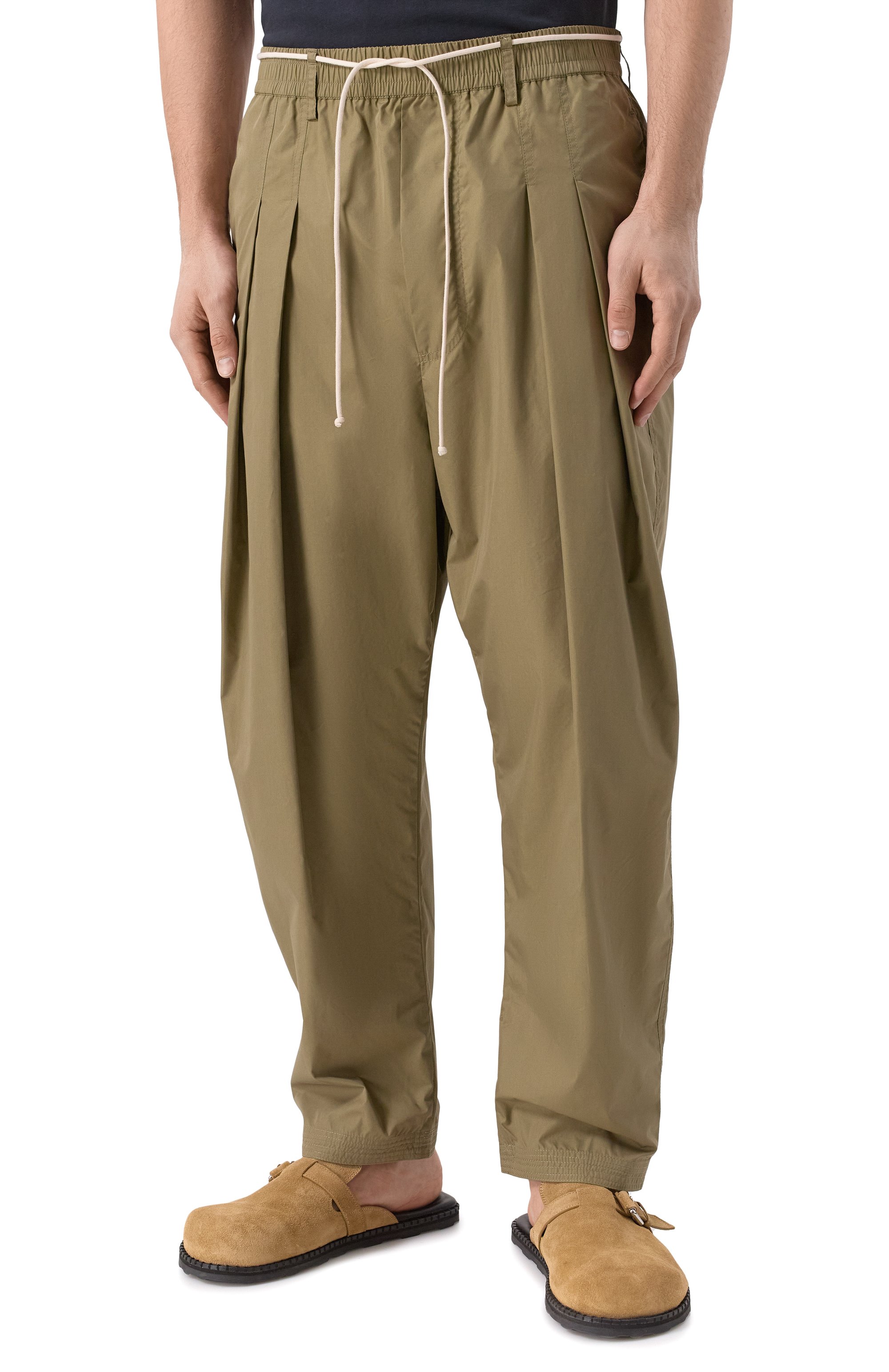 Хлопковые брюки MORDECAI хаки цвета по цене 55600 руб., арт. 25E96MXR11I, фото 3 Хлопковые брюки MORDECAI, арт. 25E96MXR11I, фото 3