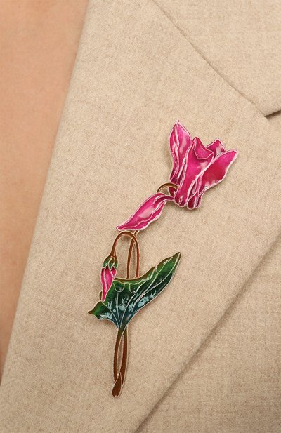 Брошь цикламен РУССКИЕ САМОЦВЕТЫ, арт. 41718, фото 2