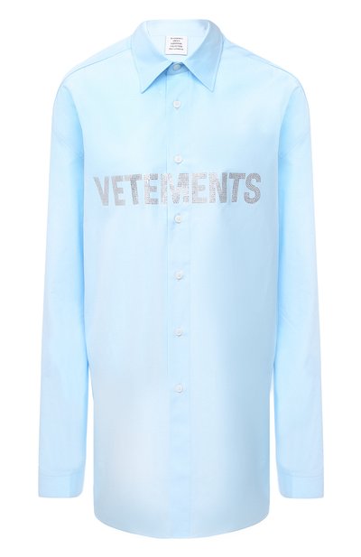 Женская хлопковая рубашка VETEMENTS, арт. UE51SH910B 1004/W