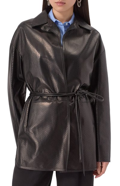 Кожаная куртка KITON, арт. D59672K0919F02, фото 3