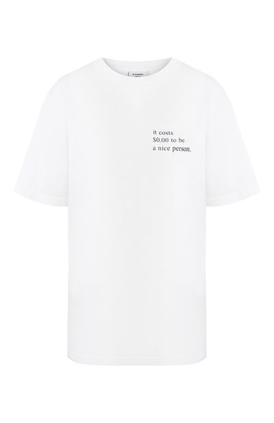 Женская хлопковая футболка VETEMENTS, арт. UAH21TR500 1600/W