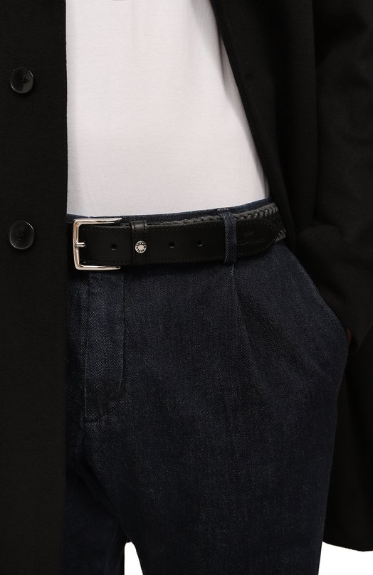 Ремень Paul&Shark 14316007 Чёрный  14316007 Фото 2