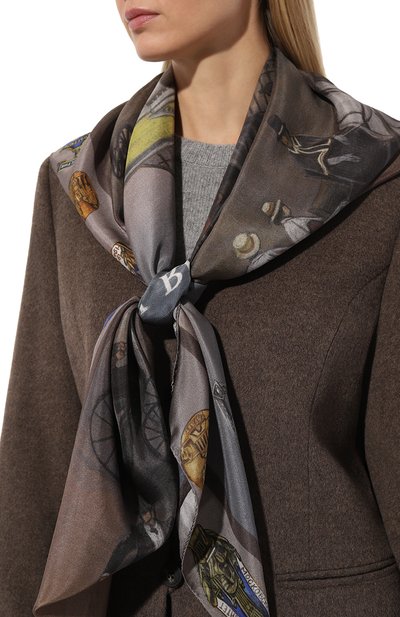 Шелковый платок мгу GOURJI, арт. T23MSU7R, фото 3
